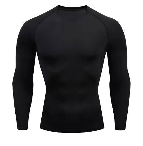 Long-sleeve Compression Shirt - Black