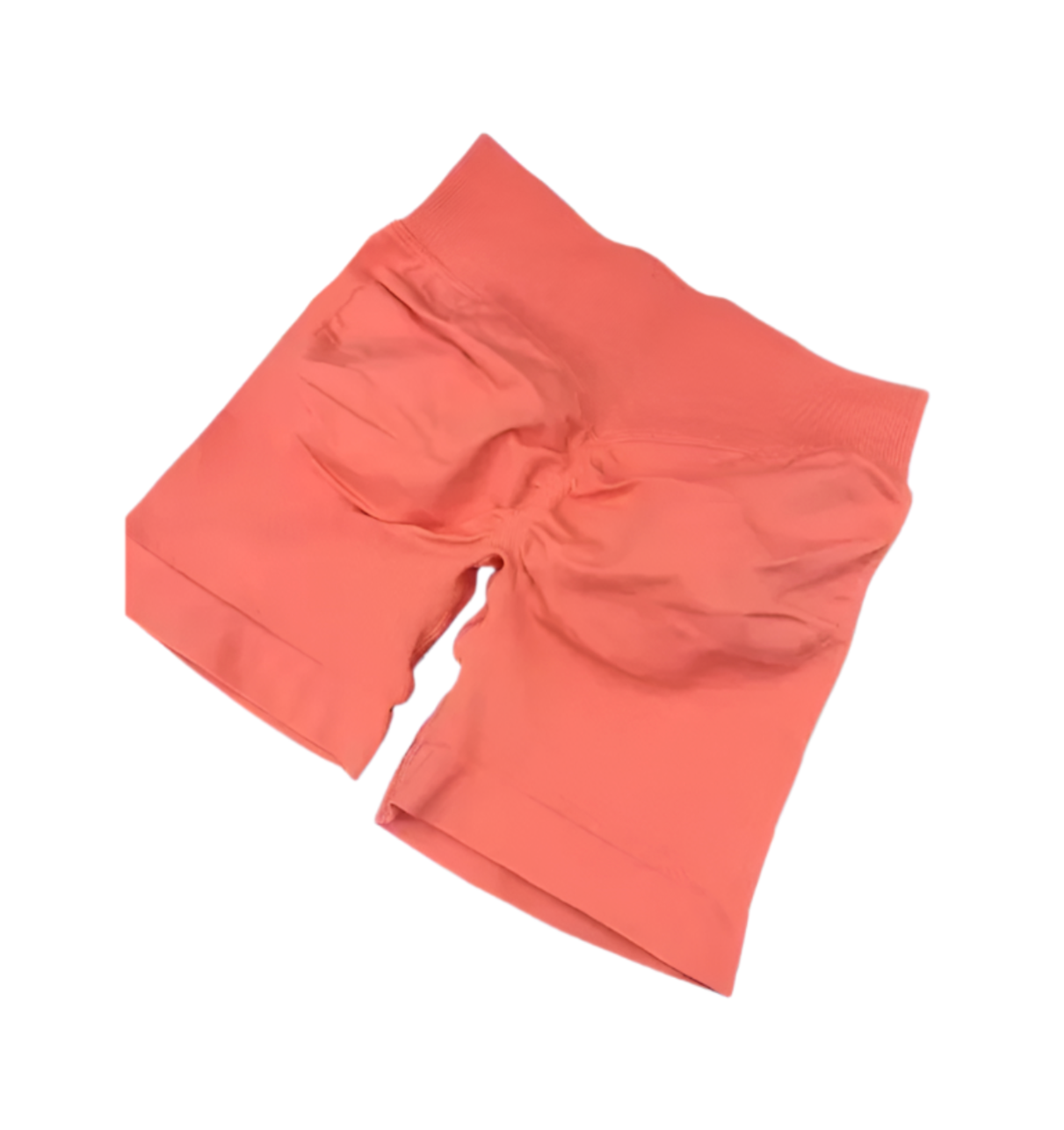 Tropical Seamless - Coral Scrunch Bum Shorts