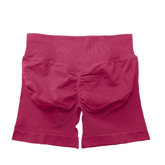 Intentions Collection - Plum Seamless Scrunch Bum Shorts