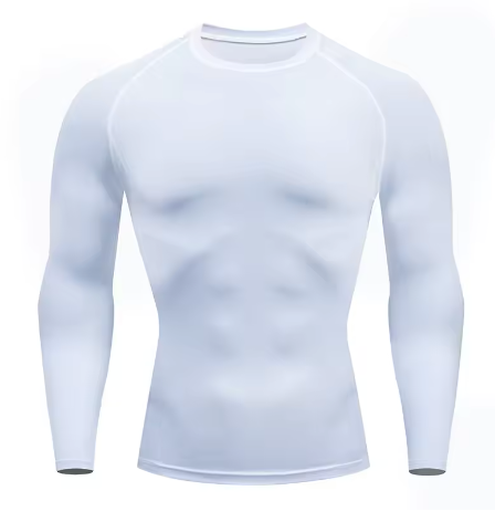 Long-sleeve Compression Shirt - White