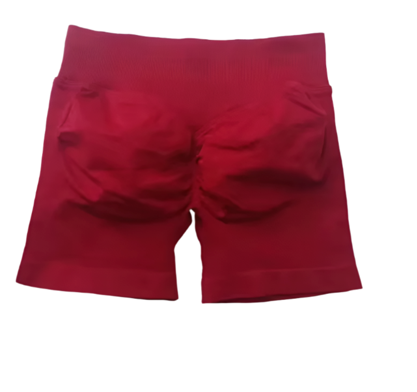 Dark Collection - Red Seamless Scrunch Bum Shorts