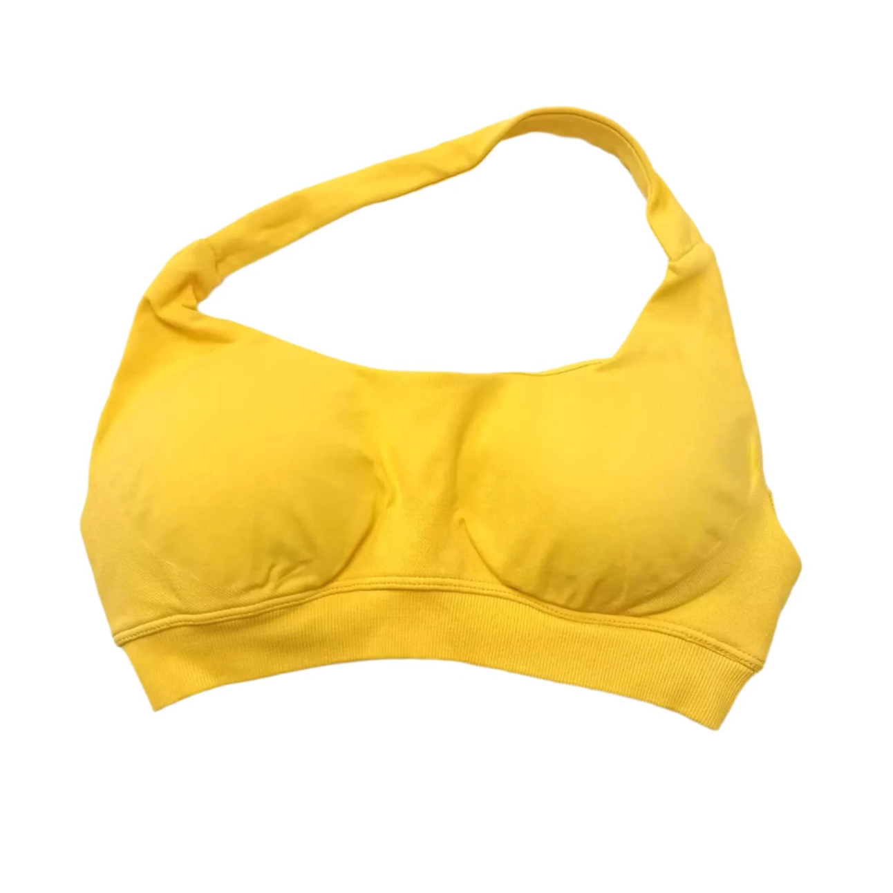 Intentions Collection - Yellow Seamless Sports Bra